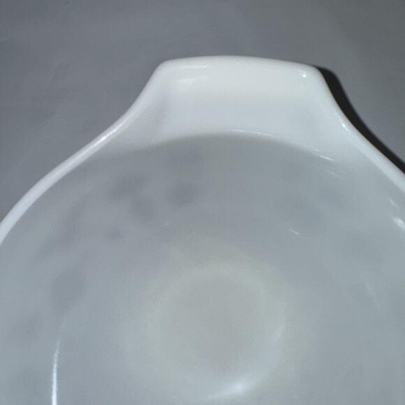 Pyrex 443 Early Americana 2 1/2qt Cinderella Round Casserole Dish Brown on White - Picture 5 of 16